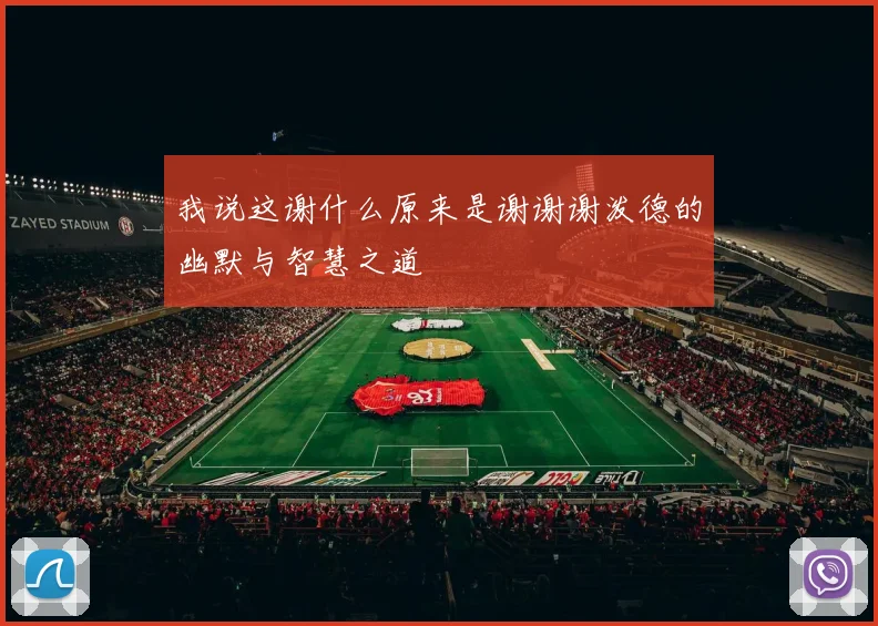 我说这谢什么原来是谢谢谢泼德的幽默与智慧之道
